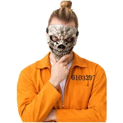 Maskworld Häftling Clown - Karneval Faschingskostüm Herren (XL)