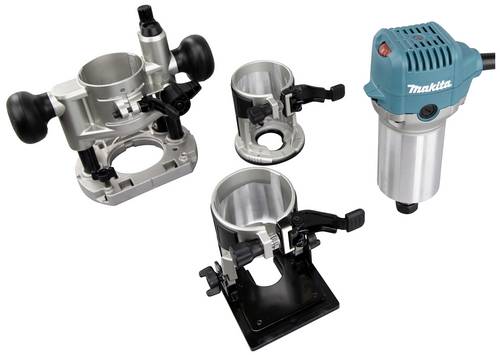 Makita Multifunktionsfräse RT0702CX2J mit Zubehör 710W