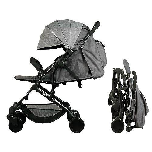 Bambisol YUKO² compacte buggy vanaf de geboorte, grijs gemêleerd