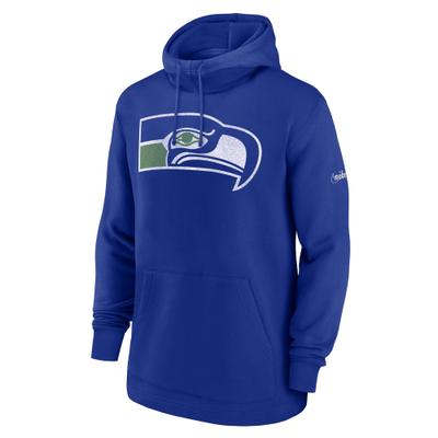 Kapuzenpullover NIKE "Nike Hoodie Seattle Seahawks Nike", Damen, Gr. XXL, schwarz, 82% Baumwolle, 18% Polyester, Pullover Kapuzenpullover