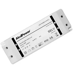 Alcapower Schaltnetzteil für Beleuchtung 12V 5A 60W IP20, mit Überlast-, Überspannungs- und Kurzschlussschutz.