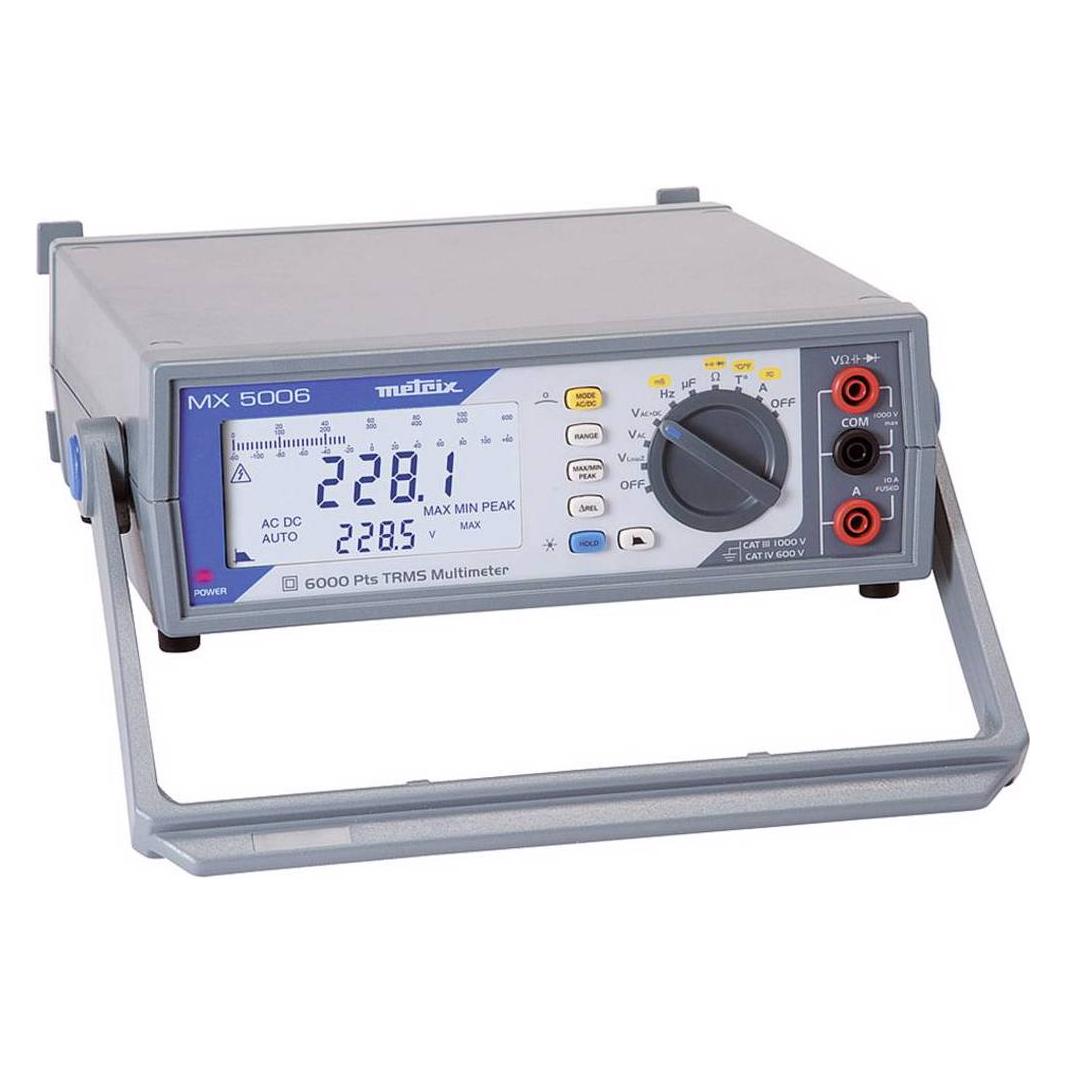 Metrix Tisch Multimeter Für Ihre Laboranwendungen einfach und effizient (CAT III 1000V, Oszilloskop) (MX5006)