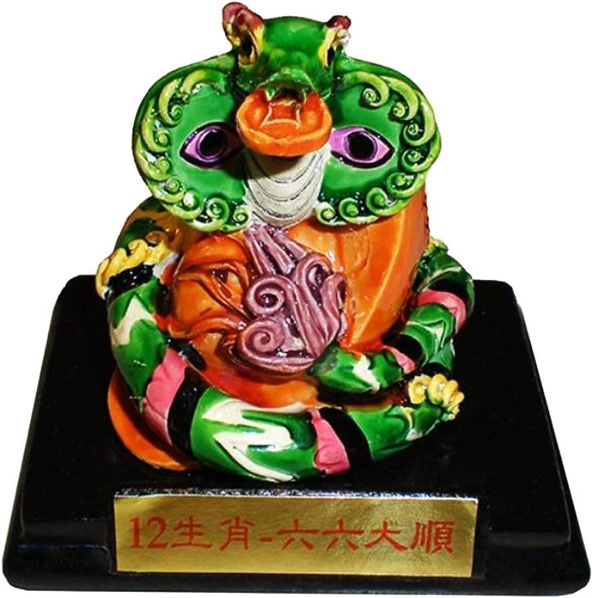 Zodiac Beeldjes Feng Shui Decoratie Multicolor Resin 110 gram