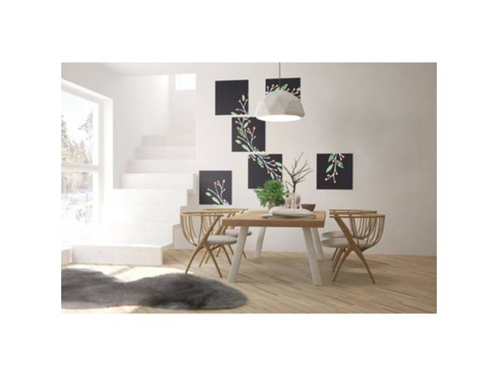Ardoise murale Silhouette CHALKBOARD XXL, set de 6