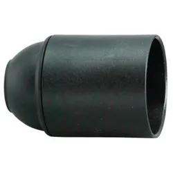 Kopp 210515000 Fassung E27 Iso-Stoff glatt schwarz