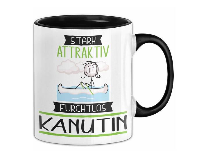 Trendation Tasse Kanutin Tasse Geschenk Becher Stark Attraktiv Furchtlos Kanutin Lust