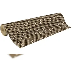 Clairefontaine Geschenkpapier, Tiny Rolls Kraft 70g, 50x0,35m, Dreiecke, schwarz - Schwarz 223923C