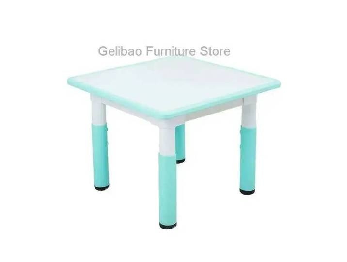 Ensemble de table et chaise d'étude en plastique pour enfants, idéal pour la maternelle et l'école primaire