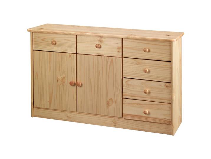 Kommode Amey Natur Kiefer massiv B 118 H 75 cm