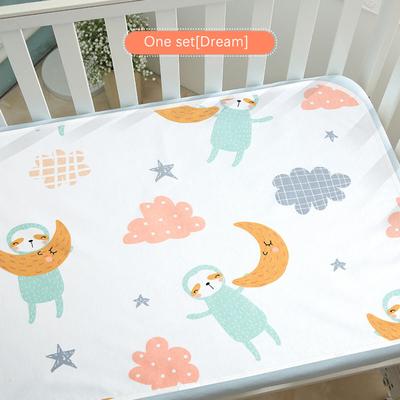 Perfect Picks Market Large Toddler Mattress Protector Baby Bed Pad Waterproof Washable sloth