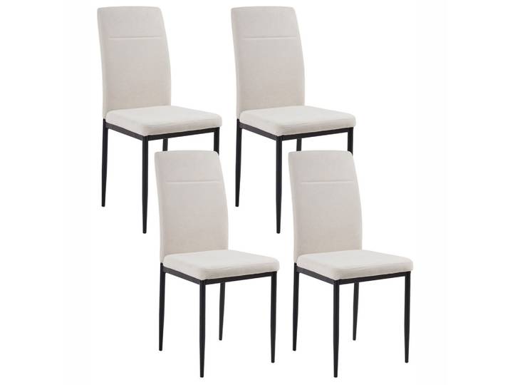 ESSZIMMERSTUHL 4er-Set Hellbeige Riner