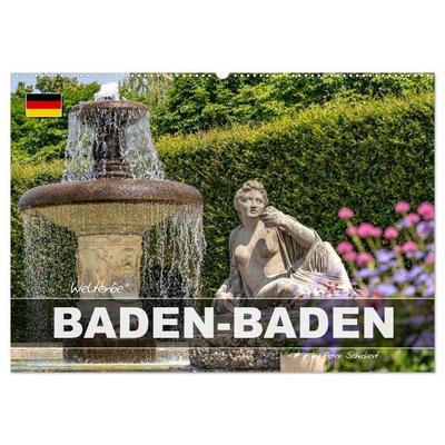Welterbe Baden-Baden (Wandkalender 2027 DIN A2 quer), CALVENDO Monatskalender