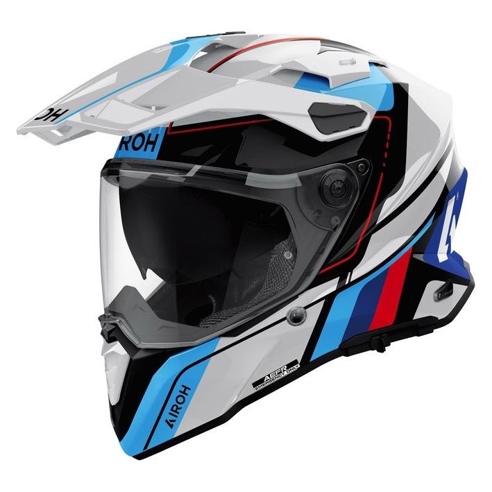 Airoh Commander 2 Skip Motorradhelm, weiss glänzend (L) (65193153)