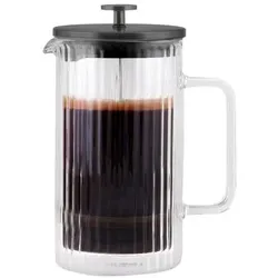 Vialli Design Tulip 1L grafitowy mat, Kaffeebereiter, Schwarz, Grau