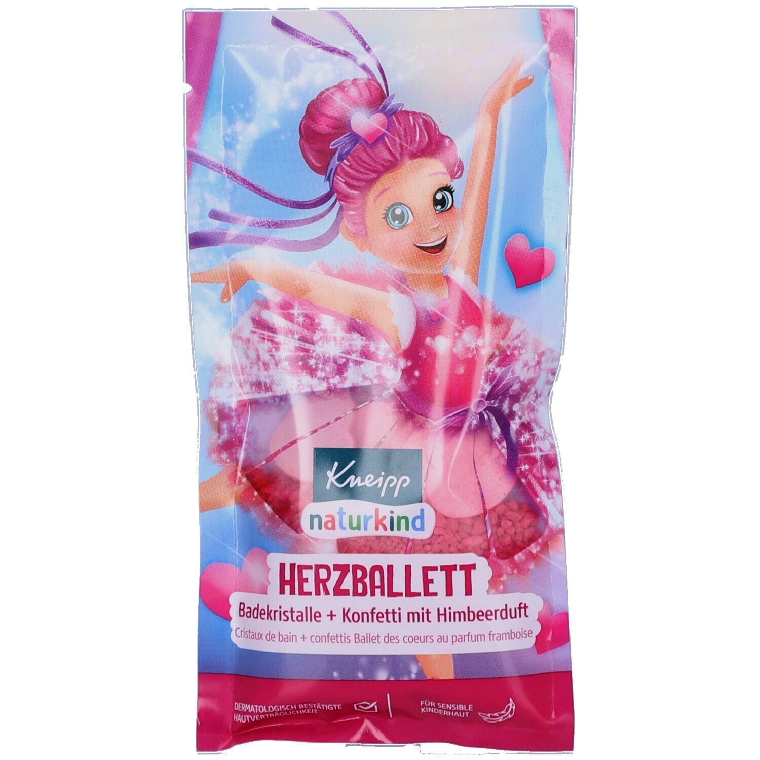 Kneipp naturkind Herzballett Badesalz & Konfetti 5x 5x40 g Salz