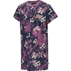HUMMEL hmlDRAMA T-SHIRT DRESS S/S bordeaux 128