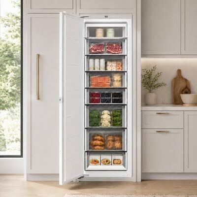 Ca'Lefort 22-Inch 9.7 Cu. Ft. Panel-Ready Built-In Bottom Freezer Refrigerator