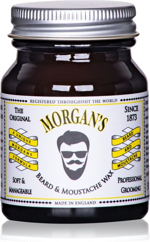 Morgan's Beard and Moustace Wax Soft and Manageable cire pour barbe 50 g