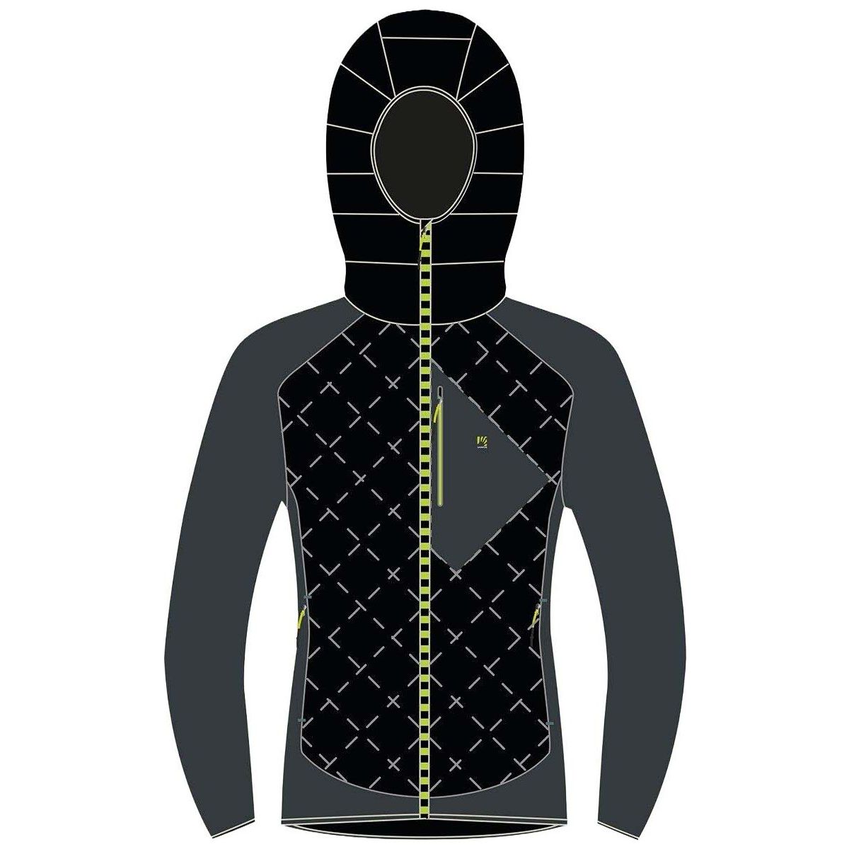 Karpos Marmarole UP Jacket black/woodl.gray (038) S 2511045-038-S