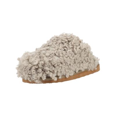 Slipper SHEPHERD "Shepherd Slipper Lammfell", Damen, Gr. 40, beige (stone), Lammfell, Schuhe Slipper