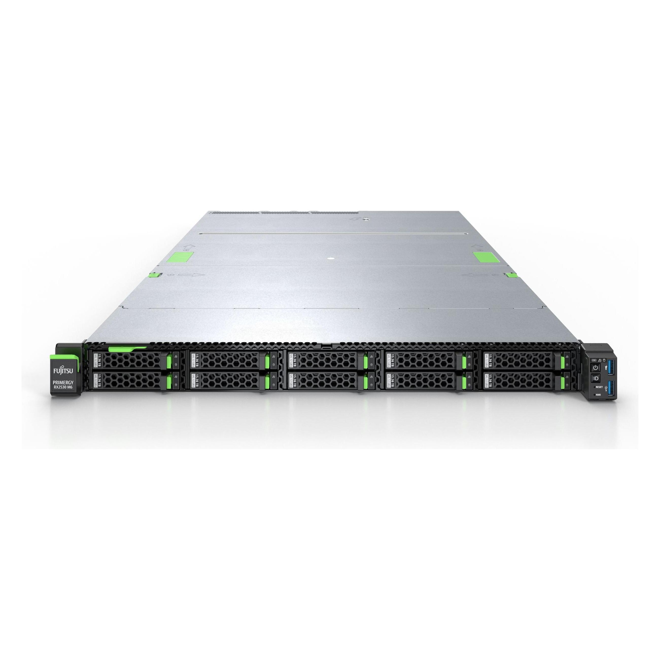 Fujitsu PRIMERGY RX2530 M6 (Intel Xeon Silver 4309Y, 16 GB, Rack Server) (VFY:R2536SC110IN)