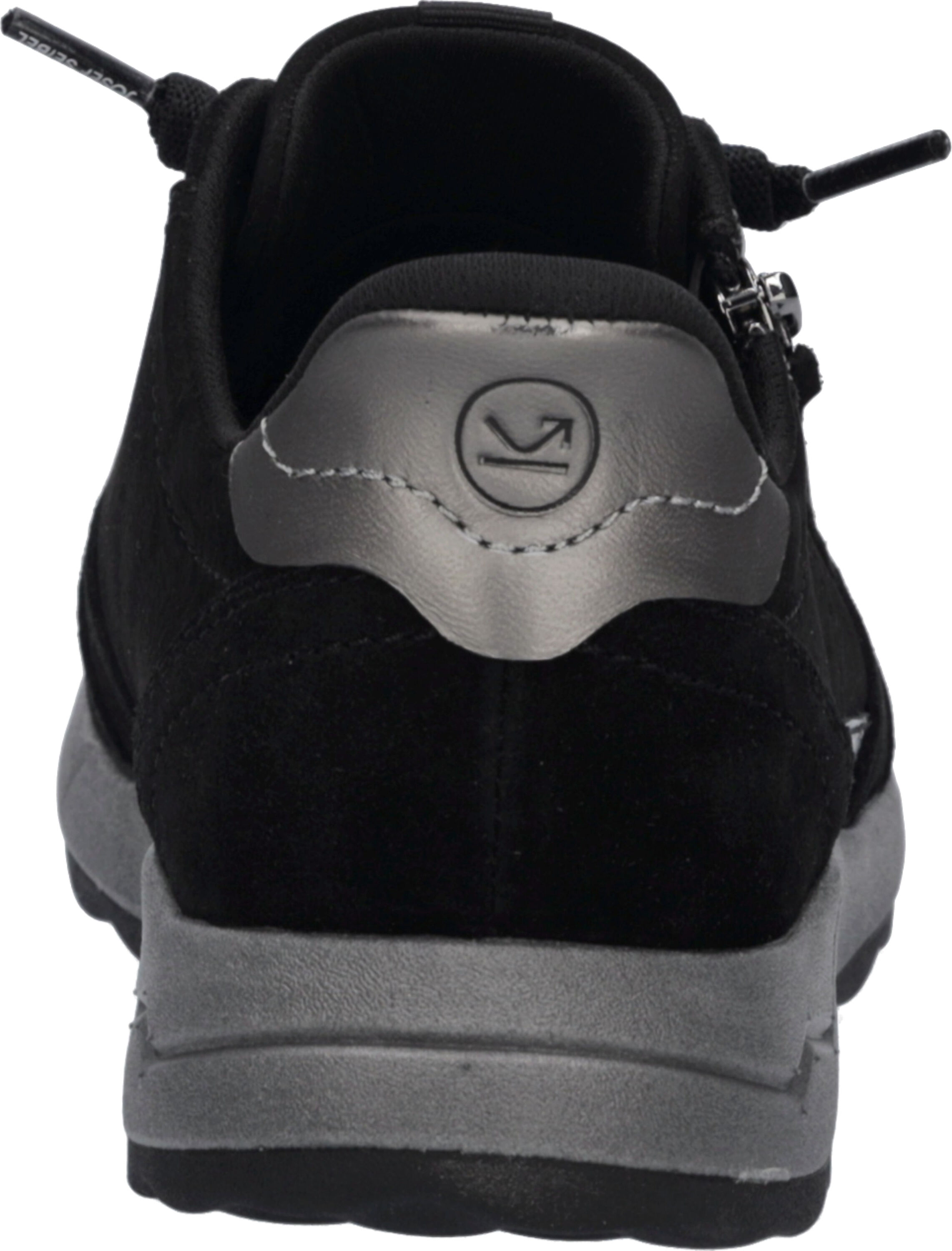 Sneaker JOSEF SEIBEL "Cheryl 06, schwarz-basalt", Damen, Gr. 36, schwarz (schwarz, basalt), Obermaterial: 100% Rindsleder Leather cow., Schuhe Sneaker