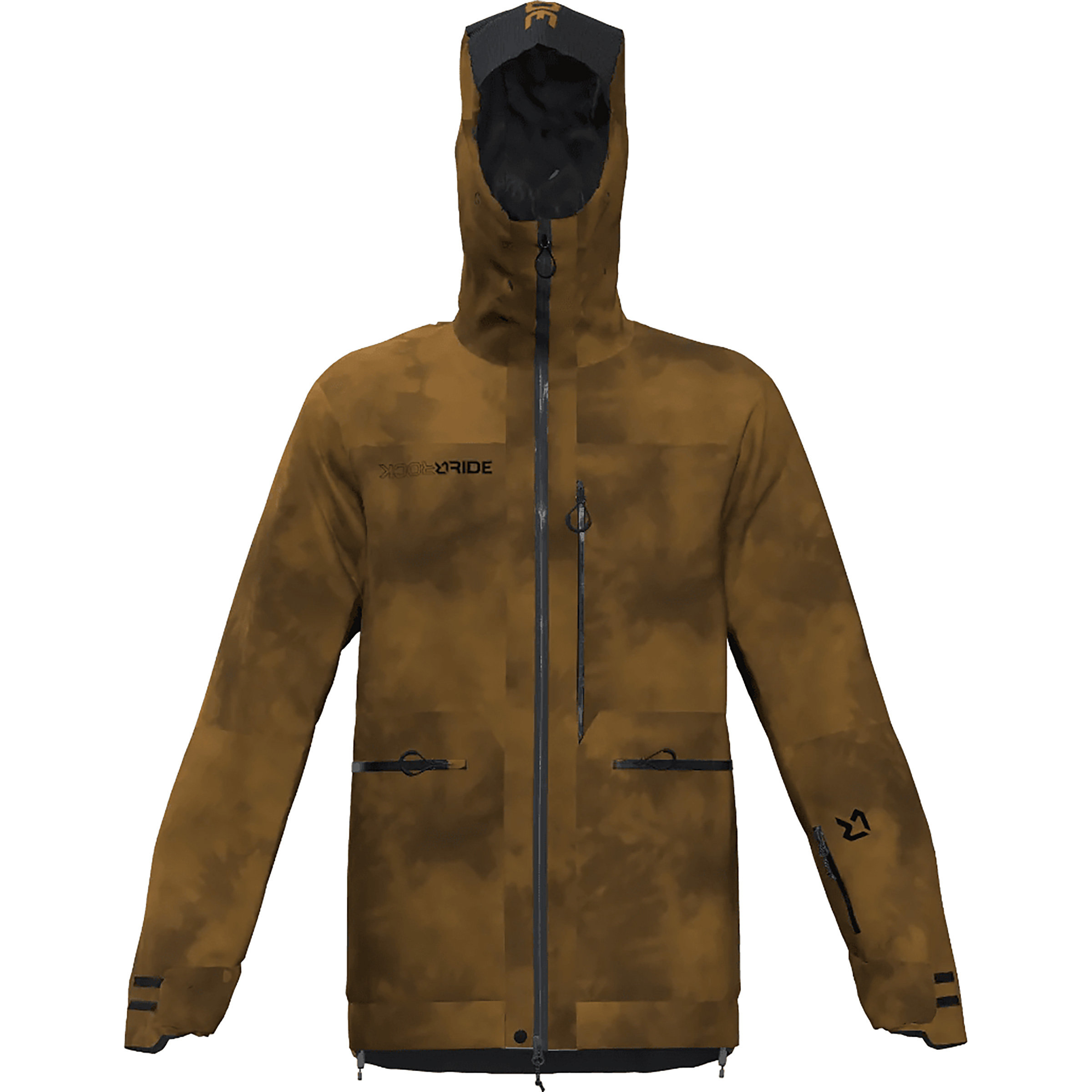 Rock Experience Silverstar Tie Dye Padded Herren Kunstfaserjacke braun Größe M Trekking Wasserabweisend