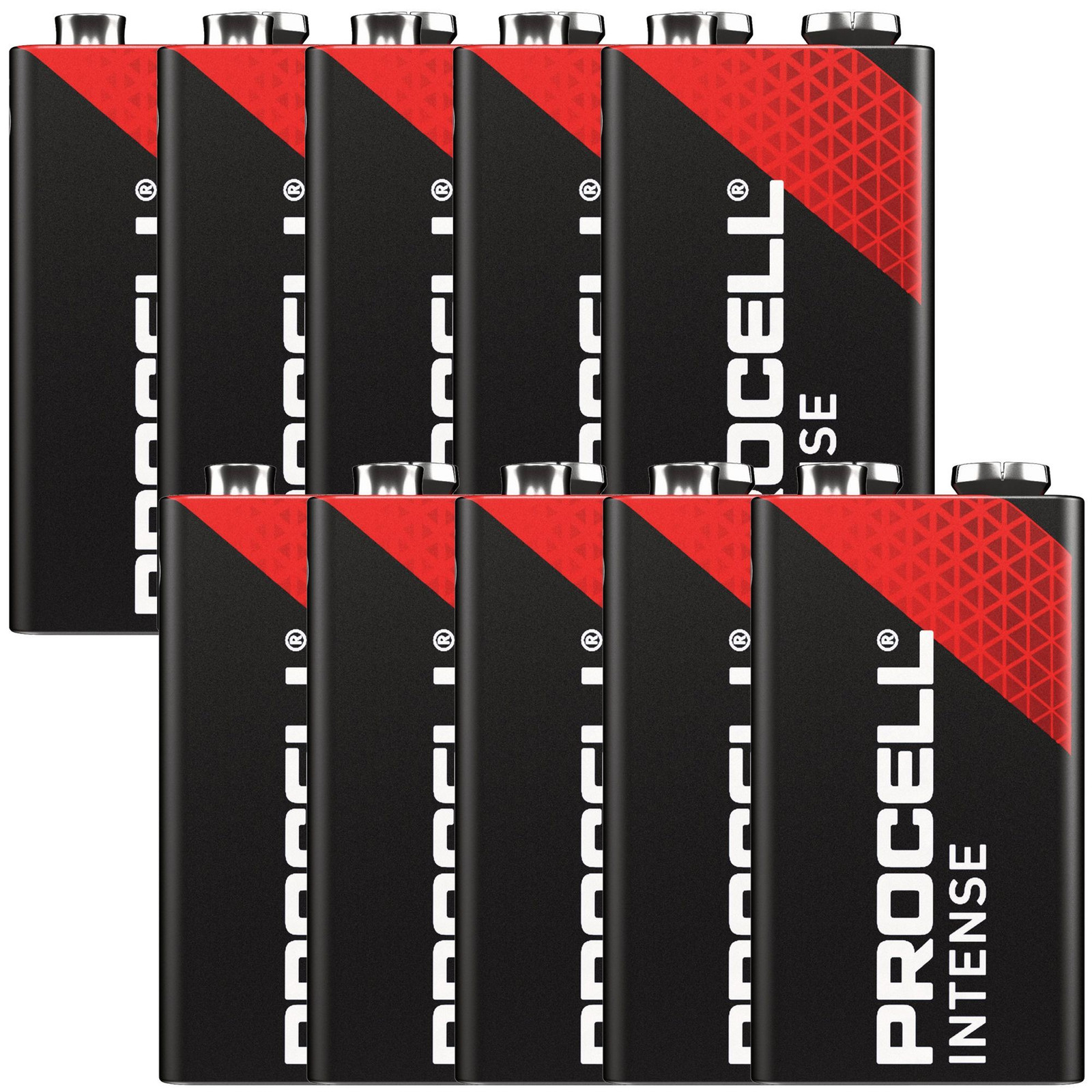 Duracell Procell Intense 9V 6LR61 Industriële Batterijen - Set van 10 stuks