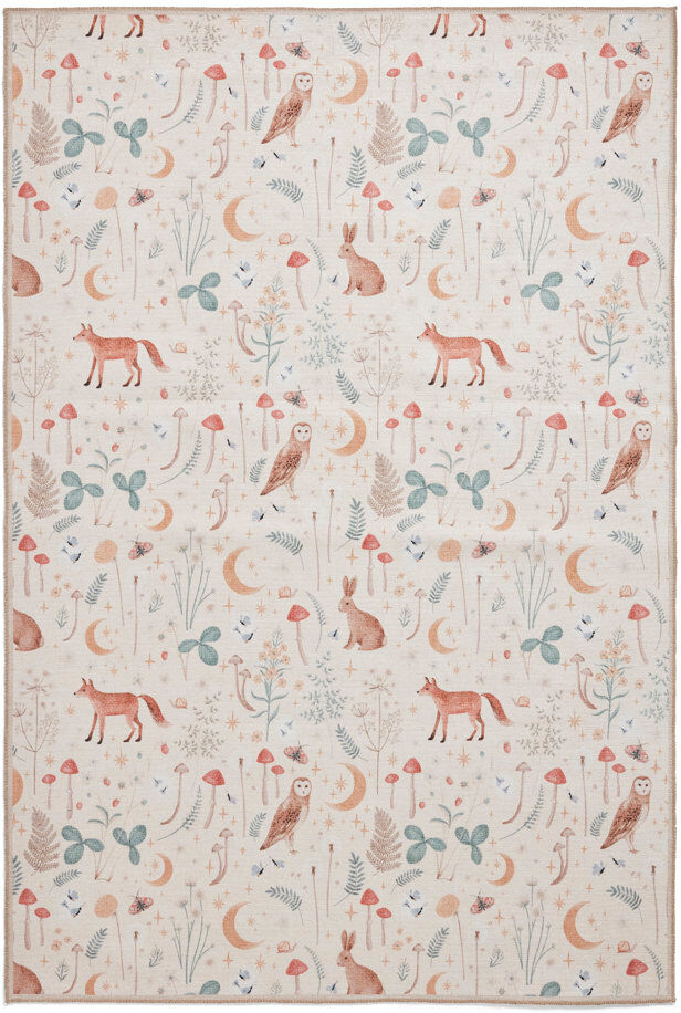 Catherine Lansfield Animal Print Digitally Printed 152cm X 230cm Area Rug Natural Rectangle 152 x 230 cm