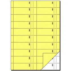 Sigel, Formular, Bonbuch