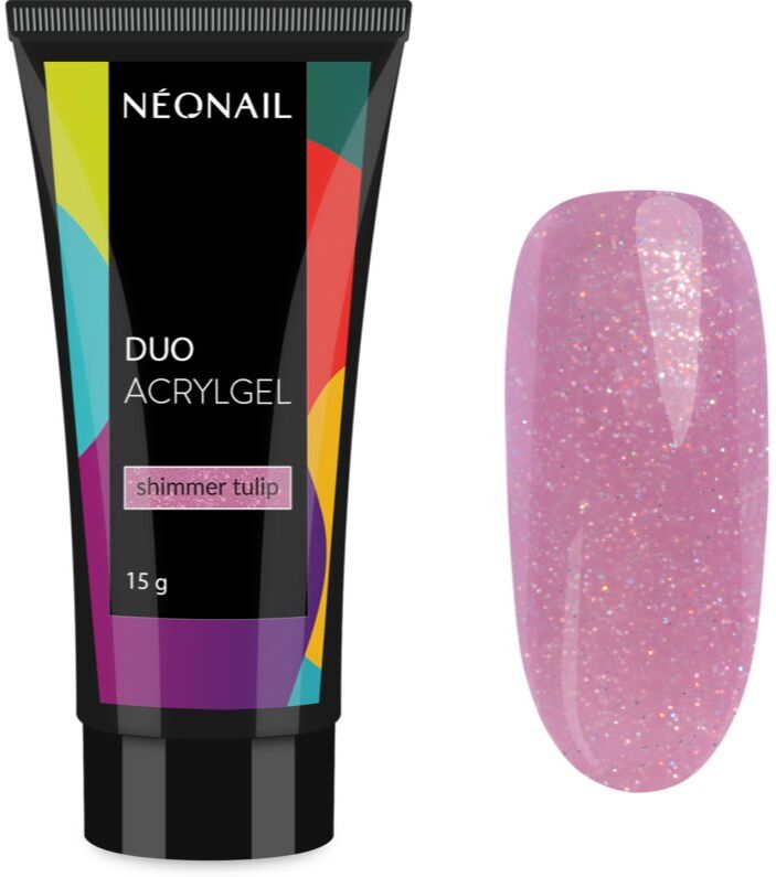 NEONAIL Duo Acrylgel Shimmer Tulip gel for gel and acrylic nails 15 g