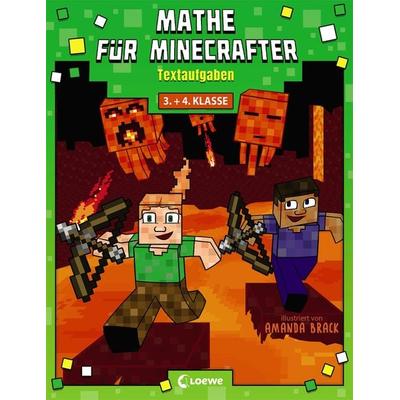 Mathe für Minecrafter - Textaufgaben, Taschenbuch von , Loewe, 978-3-7432-0599-4