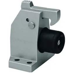 Deni, Türstopper, Türfeststeller 3871 0000 22 Leichtmetall silber lackiert Bodenmontage (1x)