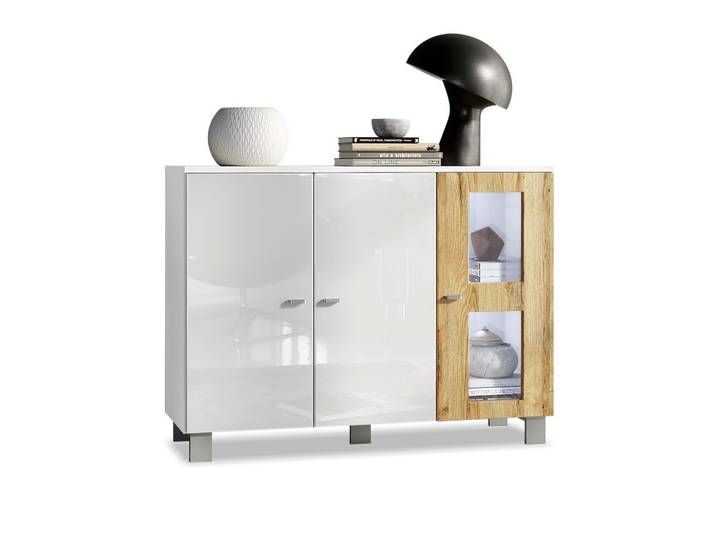 SIDEBOARD Denjo Tür in Eiche Natur
