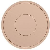 Uplift Essentials Multi Size Round Silicone Trivet & Heat Insulation Meal Mat brown 6.3 In