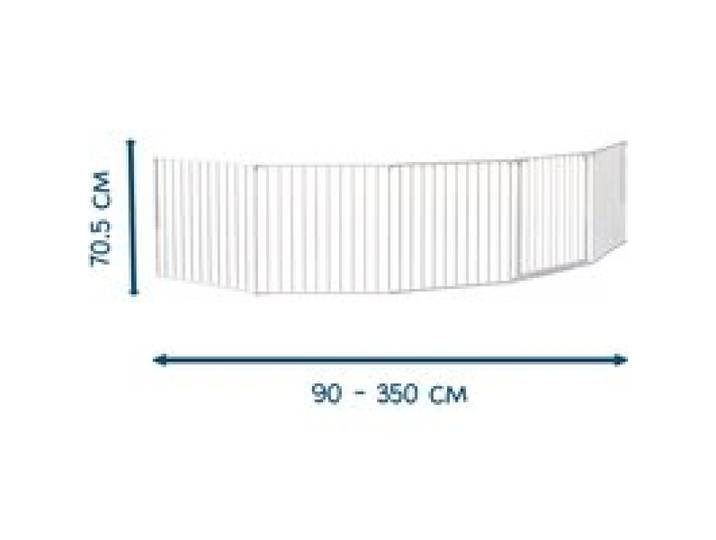 Schutzgitter Flex XXL 90-360 cm