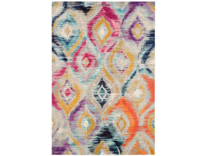 Tapis bohème chic en polypropylène multicolore, 155 x 231 cm
