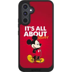 Nivocase Handyhülle für Samsung Galaxy A54 5G Hülle NIVOpure Case Schwarz Disney Maus Offizielles (Samsung Galaxy A54 5G), Smartphone Hülle, Schwarz