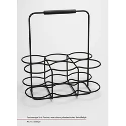 Flaschenträger JUSTINUS LIFE STYLE (BHT 21x34x30,50 cm) - bunt - BHT 21x34x30,50 cm