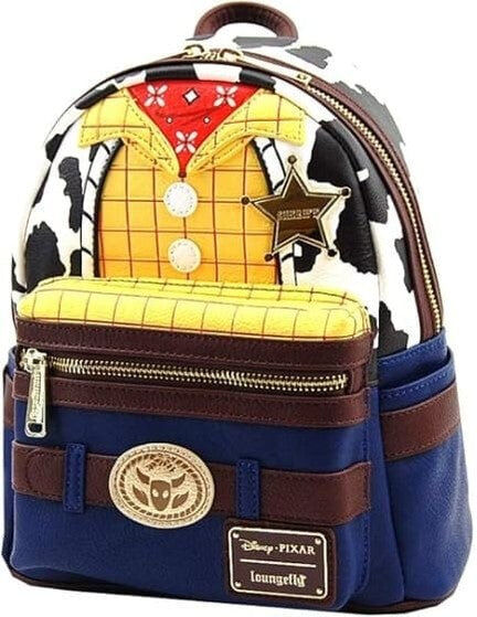 Loungefly Toy Story Woody Cosplay Mini Backpack - Faux Leather, Officially Licensed, Disney·Pixar