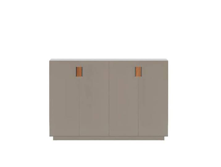 Asplund Armoire Frame 160 High dark sand, portes pliantes, 42 cm, cognac