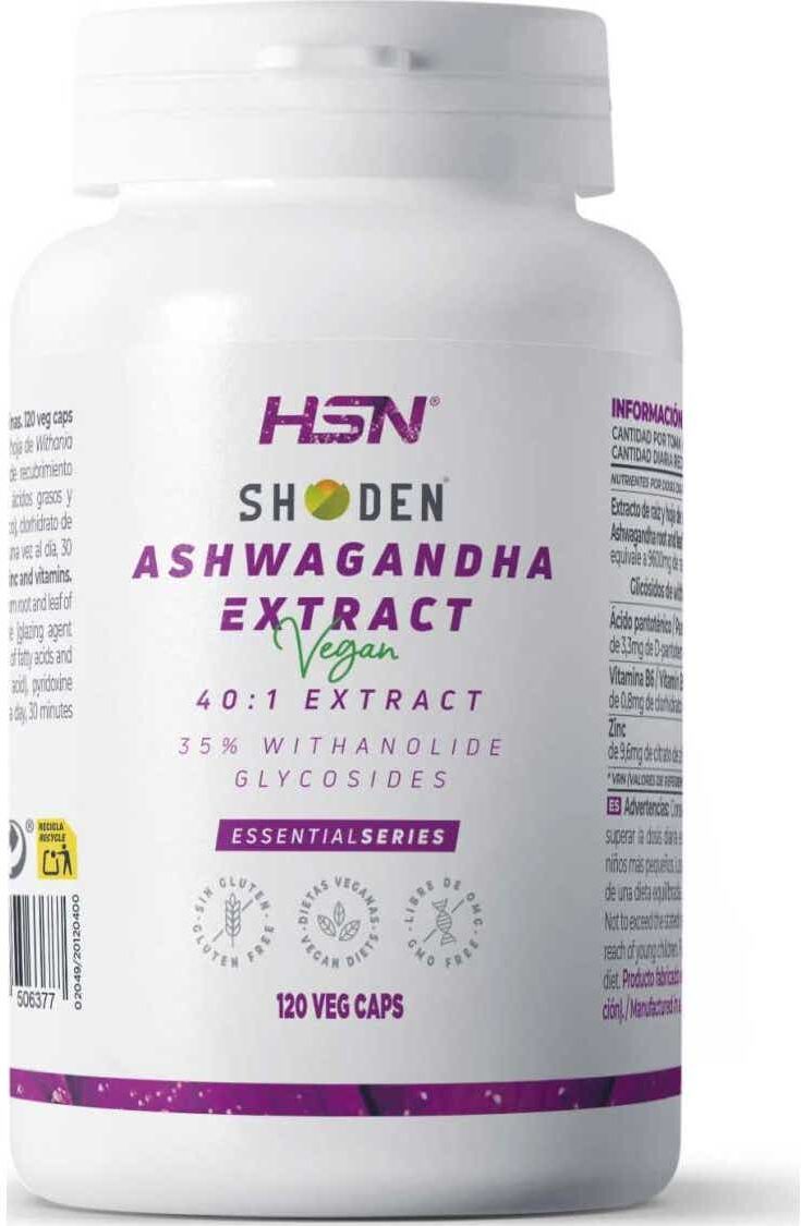 HSN Extracto de Ashwagandha Shoden® 40:1 240mg 120vcaps