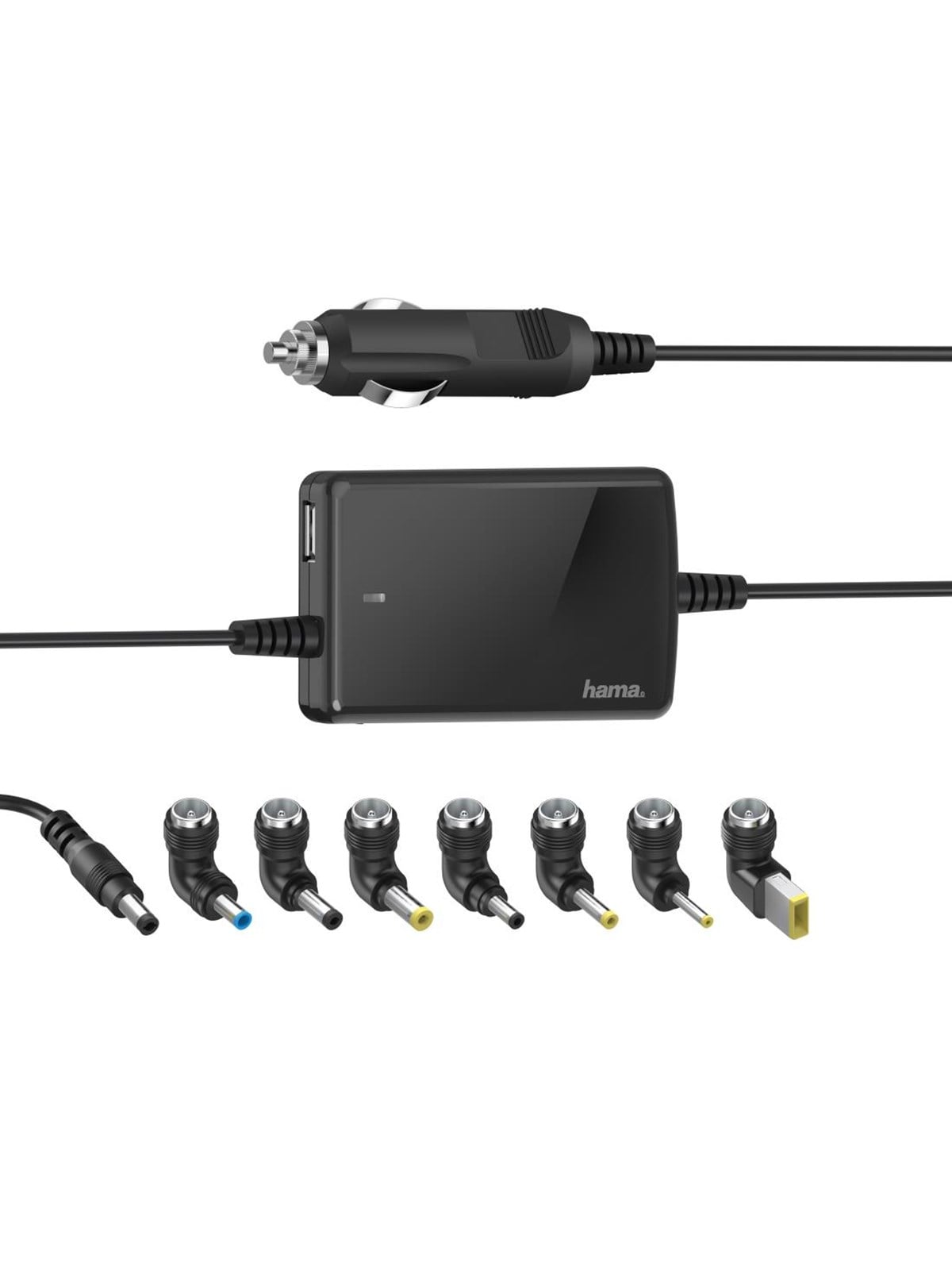 Hama "Slim & Light" Universal Car Notebook Power Supply Unit - car power adapter - 70 Watt