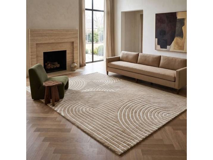 Tapis - THE DECO FACTORY - DESIGN GEO - 120x170 cm - Relief 3D 14 mm - Oeko-Tex