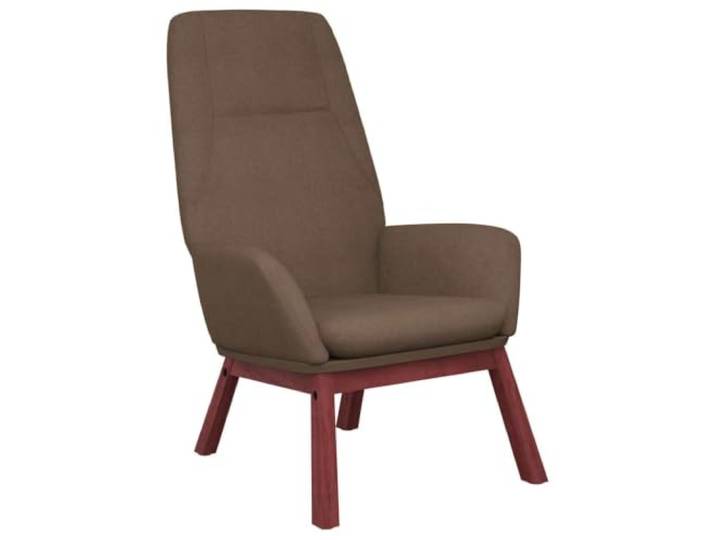 HAQWRDQSG Relaxsessel Stoff Taupe Wohnzimmersessel mit Holzbeinen Bequemer Polstersessel mit dichter Schaumstoffpolsterung für ruhige Stunden im Schlafzimmer oder in der Leseecke.