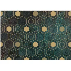 FOTOTAPETE 208x146 cm - Geometrische Sechsecke