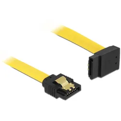 DELOCK SATA-Kabel Metall oben /gerade 6Gb/s 0.70m