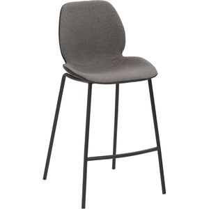 Mayer Barhocker mySOLO, 1176 V3 524, mit Lehne, 63cm Sitzhöhe, Stoff, anthrazit-meliert