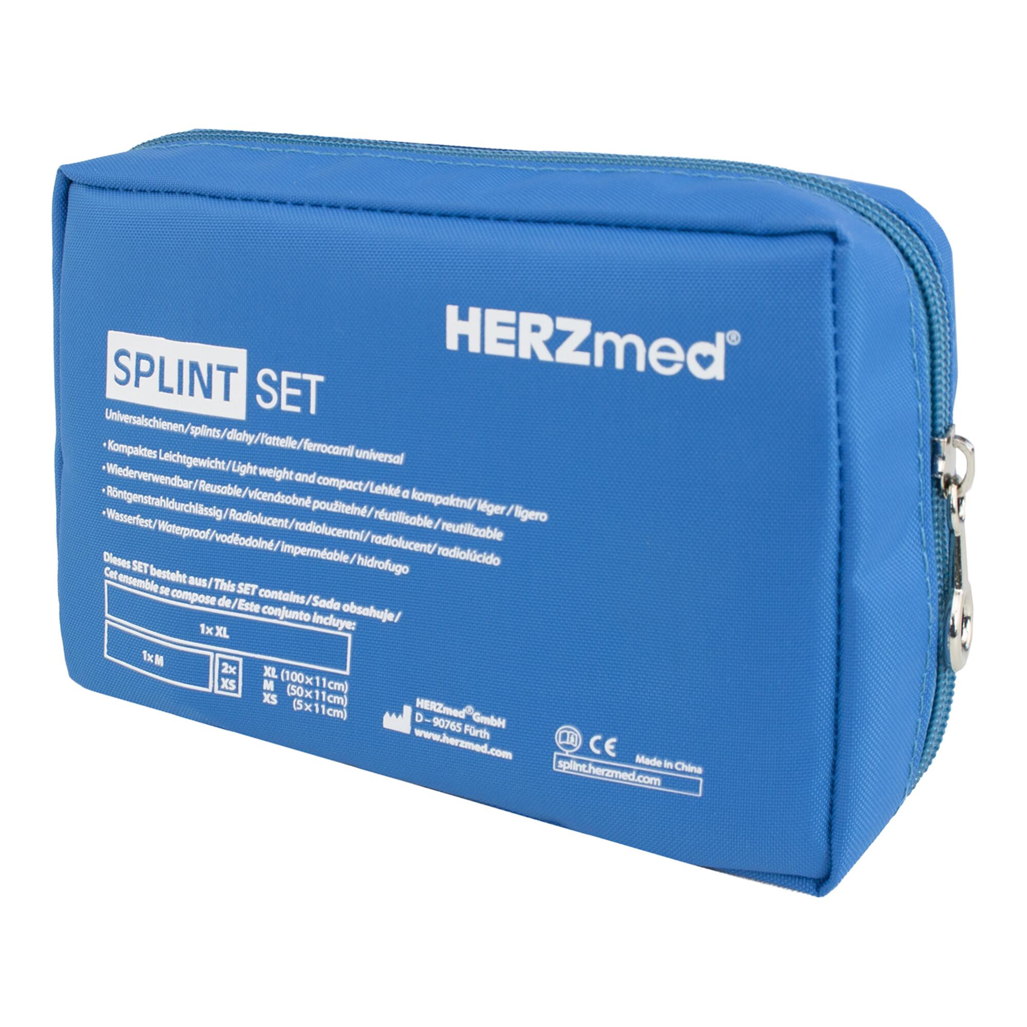 Gramm Medical Splintschienen-Set mit Tasche, 4-teilig (799.000.00052)