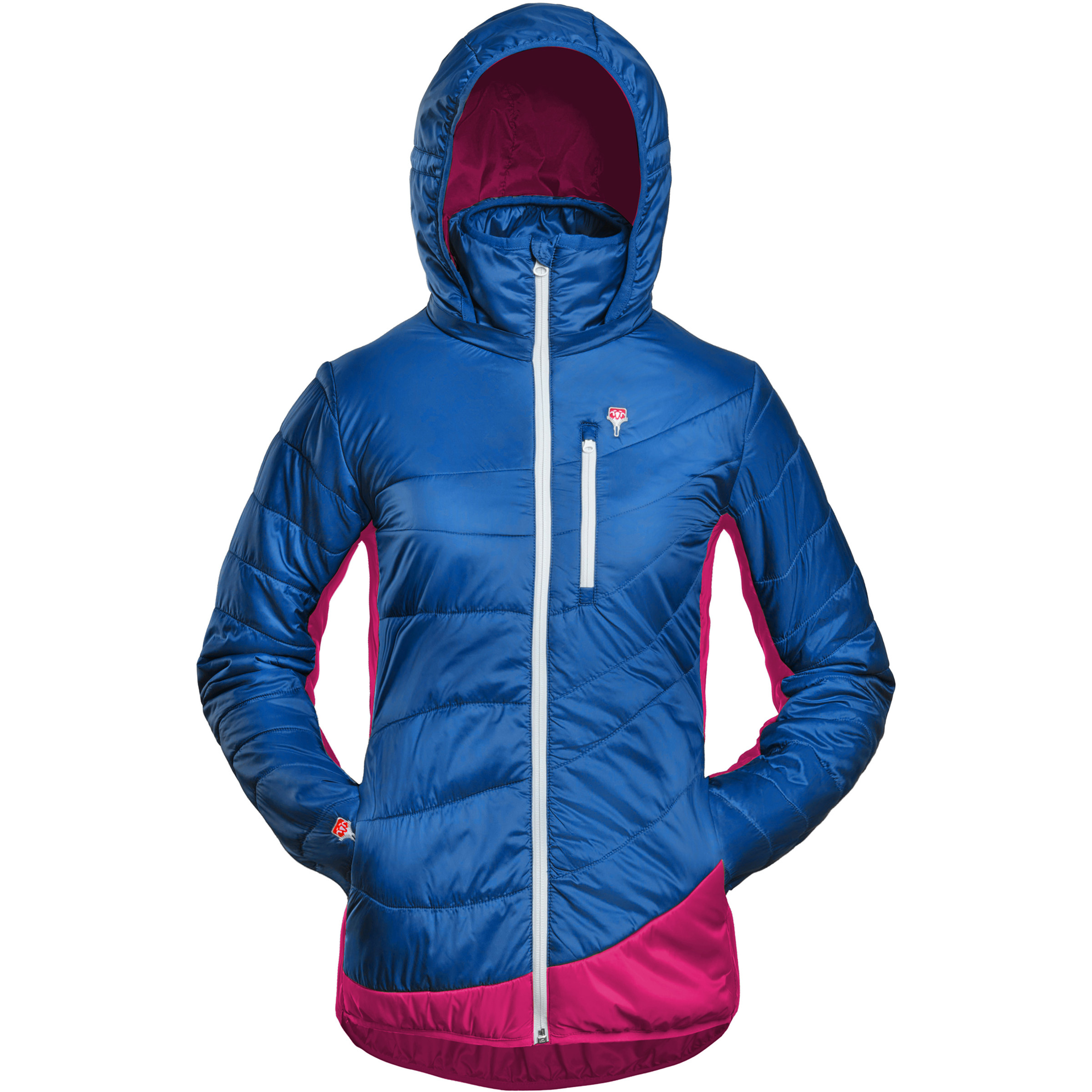 Grüezi Bag Refreshful SilkWool Damen Isolationsjacke blau Größe L Trekking Klein verpackbar Wasserabweisend